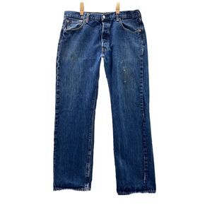 Vintage Levi's 501 XX Jeans Mens 34x31* Blue Straight‎ 90's Denim Y2K Streetwear